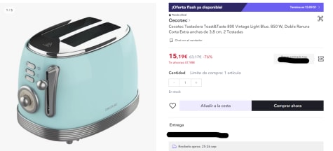 Lidl España - Tostadora. 19,99€/unidad. Precios válidos en