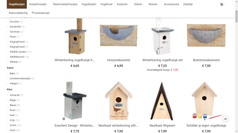 stromen Bende Haalbaar Nu vanaf slechts €6,65 de vogelhuisjes bij Vogelhuisjestore