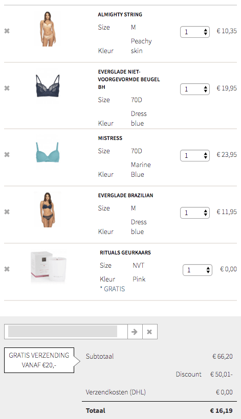 Sapph Stapel kortingen: Groupon + €5 extra korting + sale en gratis Geurkaars Rituals t.w.v €19,95 Aanbiedingen