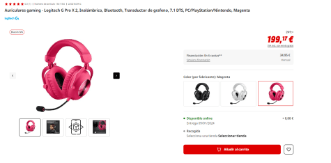 Auriculares inalámbricos Logitech G PRO X 2 Wirele