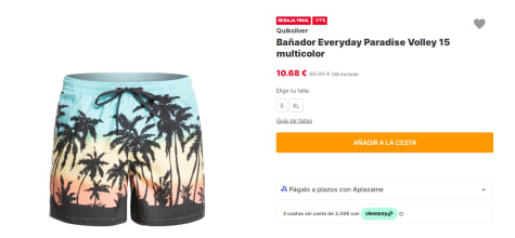 Bañador de hombre Everyday 15 Quiksilver · El Corte Inglés