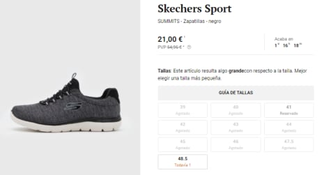 Calzado deportivo de marca desde 19,50€ en Zalando Prive Ofertazas