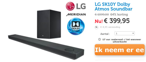 dolby atmos soundbar aanbieding