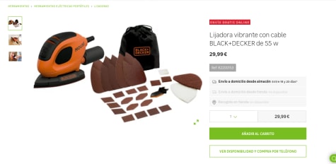 Lijadora De Mouse Black & Decker Detail - 55 Vatios con Ofertas en  Carrefour