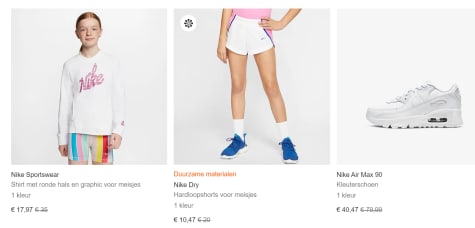 Tot 50% korting op kinderkleding en schoenen Aanbiedingen