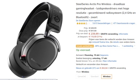 amazon arctis pro