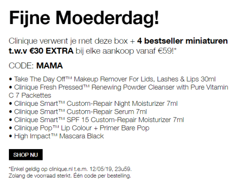 Box + 4 bestseller miniaturen t.w.v €30 gratis Aanbiedingen Box + 4 bestseller miniaturen t.w.v €30 gratis Aanbiedingen