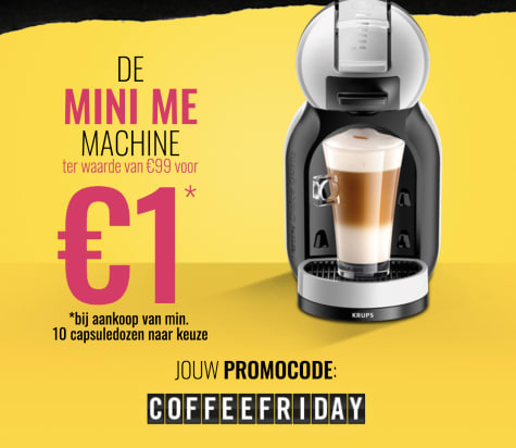 Immuniteit Dertig Bedrog Black Friday - Krups Mini Me koffiemachine voor €1
