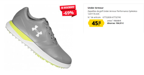 Armour Performance Zapatillas para Mujer por 45.99€