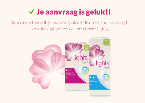 Gratis Tena Lights Proefverpakking Aanbiedingen