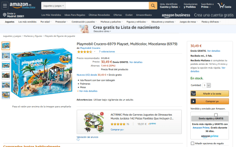 crucero playmobil amazon