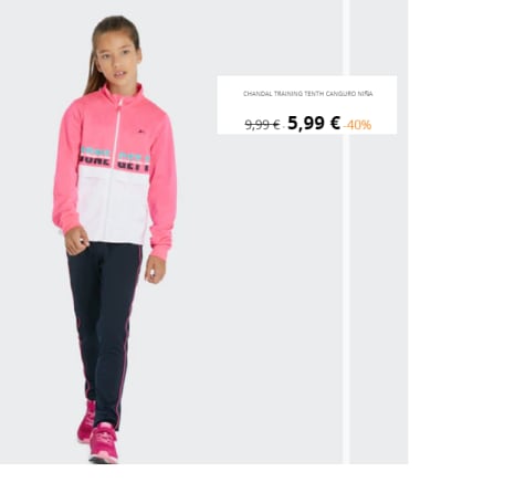 Chandal para Niñas Tenth Canguro por 5.99€ en Decimas