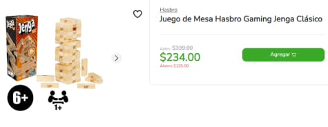 Juego de Mesa Hasbro Gaming Jenga Clásico