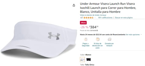 Under Armour Gorra Launch De Correr para Mujer, Gris, Unitalla :  : Ropa, Zapatos y Accesorios