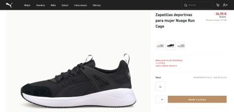 Zapatillas Puma Nuage Run Cage por 34 95
