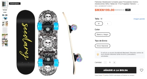 Skateboard para Patineta Niños  Envío Gratuito, 20% de Descuento! –