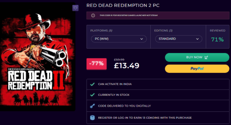 Red Dead Redemption for £13.49 CD