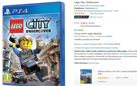 Juego Ps4 Lego City Undercover Por 9 90 En Amazon