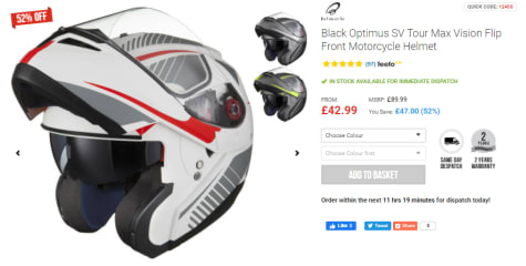 Black Optimus SV Tour Max Vision Flip 
