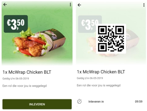Diverse McDonald's Coupons en Kortingscodes Aanbiedingen