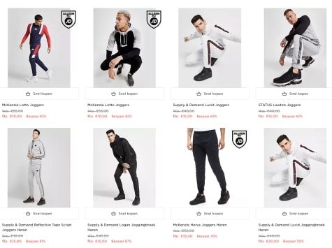 McKenzie Lotto Jogger broek voor €10 incl. verzending door kortingscode Aanbiedingen McKenzie Lotto Jogger broek voor €10 incl. verzending door kortingscode Aanbiedingen