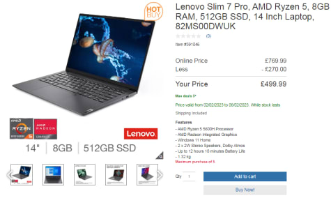 Lenovo Slim 7 Pro 14 Lenovo Slim 7 Pro 14