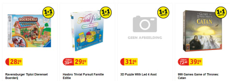 1+1 Gratis op alle spellen en puzzels bij Kruidvat Aanbiedingen