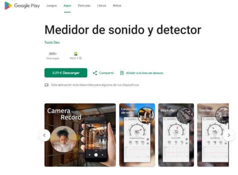 Medidor de sonido y detector - Aplicaciones en Google Play