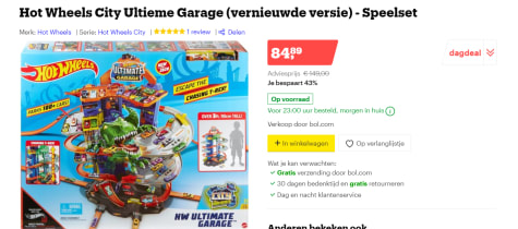 Hot Wheels New Ultimate Garage Robo T Rex Voor 84