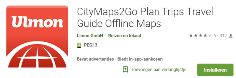 CityMaps2Go Pro gratis te downloaden voor Android en iOS Aanbiedingen