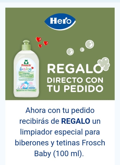 Regalo Gel limpiador Biberones y Tetinas 100ml.