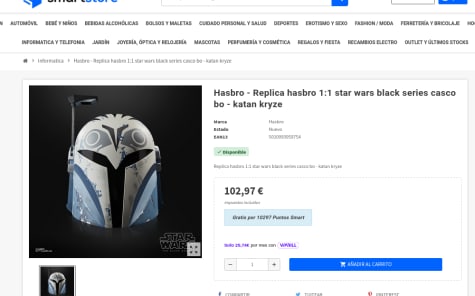 Casco Bo-Katan Kryze Star Wars: Mandalorian Black Series réplica 1:1