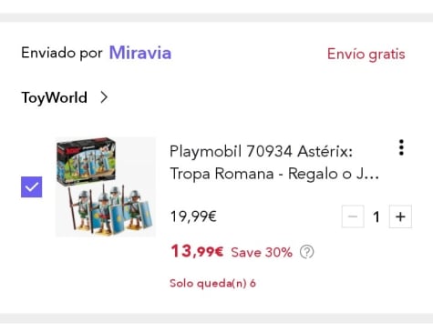 Comprar Tropa romana Playmobil Astérix · Playmobil · Hipercor