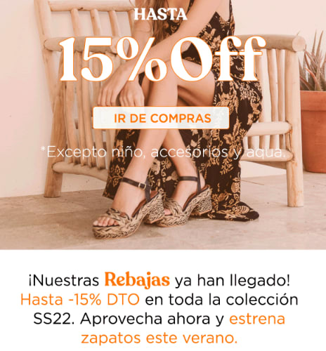 Rebajas 15 descuento en tu calzado de verano en Popa