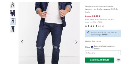 cortes pantalon levis mujer – Compra cortes pantalon levis mujer con envío  gratis en AliExpress version
