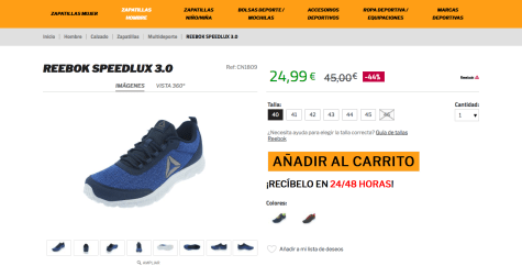 reebok speedlux hombre 