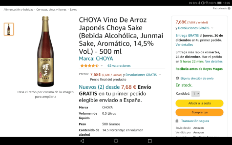 Saquê Japonês Choya 500ml