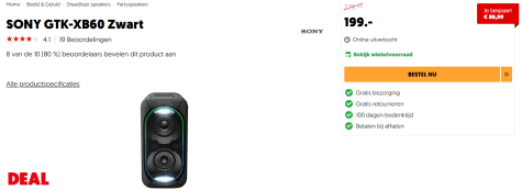 sony xb60 media markt