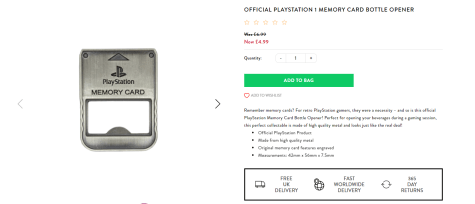 playstation memory card bottle opener