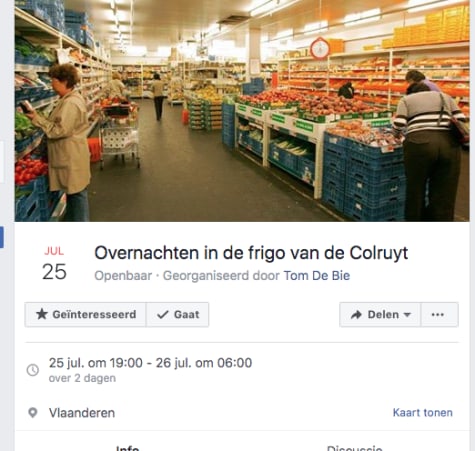 Gratis Overnachten In De Frigo Van De Colruyt