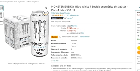 monster energy drink zero