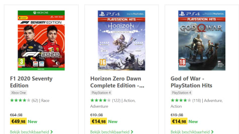 Gamemania sale tot 70% korting Aanbiedingen