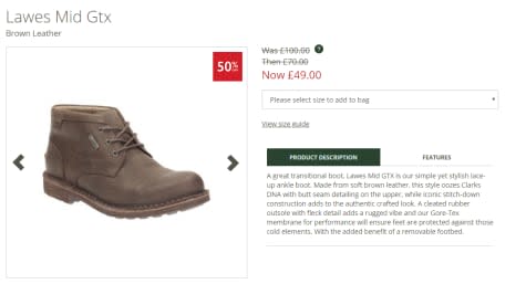 clarks lawes mid gtx