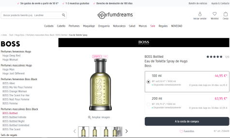 boss bottled parfumdreams