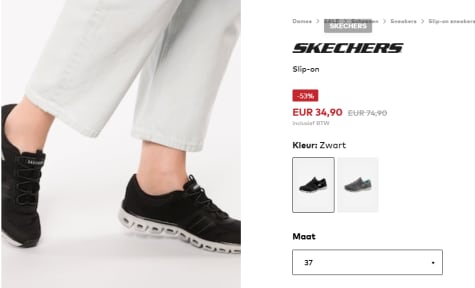 Skechers Slip-on sneakers voor bij About You