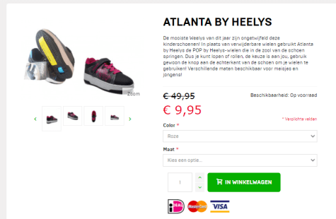 weerstand risico Gestaag Atlanta by Heelys schoenen voor €9,95