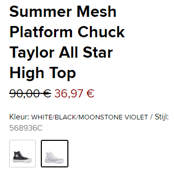 Converse mesh platform chuck taylor