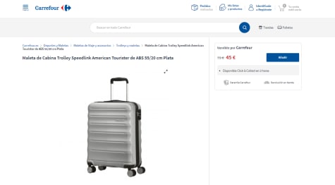 Recopilación Maleta de Cabina Speedlink Tourister de ABS 55/20 cm por 45€