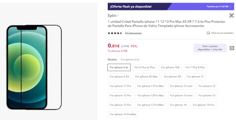 Protector De Pantalla De Cristal Templado Flexible Iphone 11 Y Xr con  Ofertas en Carrefour