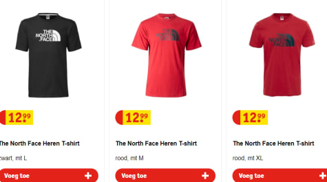 Diverse The North Face - New Peak Tee shirts - voor €12,99